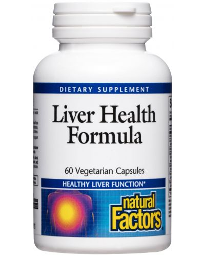 Liver Health Formula, 60 веге капсули, Natural Factors - 1