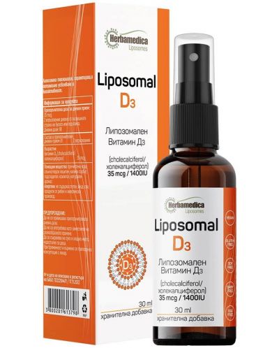 Liposomal D3, 30 ml, Herbamedica - 1