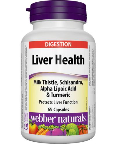 Liver Health, 65 капсули, Webber Naturals - 1