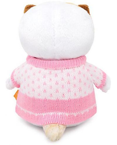 Плюшена играчка Budi Basa - Коте Ли-Ли, бебе, с пуловер, 20 cm - 3