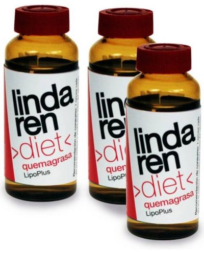 Lindaren Diet Lipoplus за поддържане на нормално тегло, 15 ампули за пиене, Artesania Agricola - 1