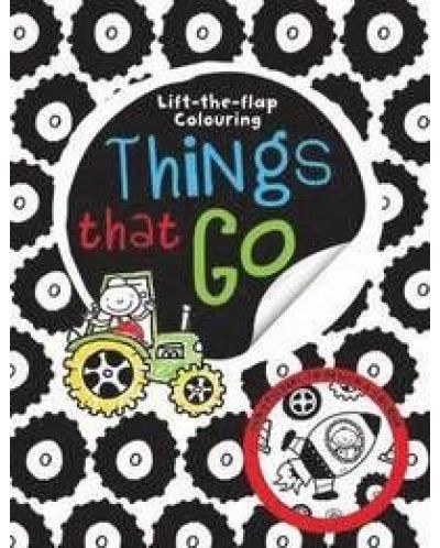 Lift-the-Flap Colouring Things That Go