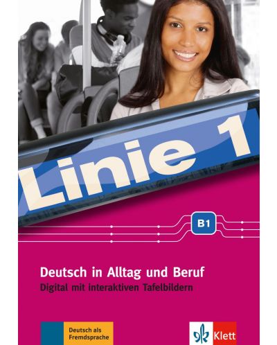 Linie 1 B1 Digital mit interaktiven Tafelbilern auf DVD-ROM - 1