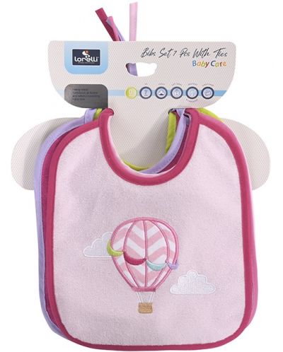 Лигавници Lorelli Baby Care - За момиче, с връзки, 7 броя - 9