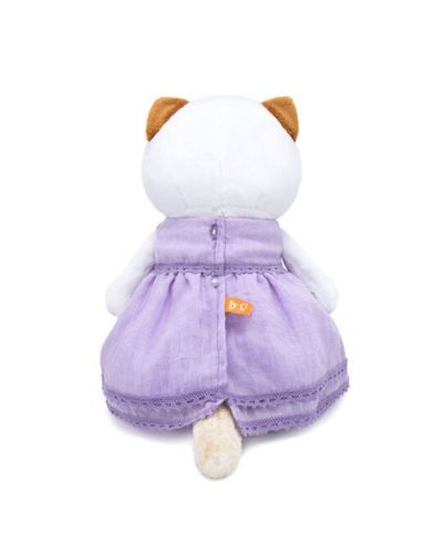 Плюшена играчка Budi Basa - Коте Ли-Ли, с лилава рокличка, 24 cm - 4