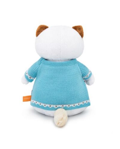 Плюшена играчка Budi Basa - Коте Ли-Ли, с пуловер, 24 cm - 3