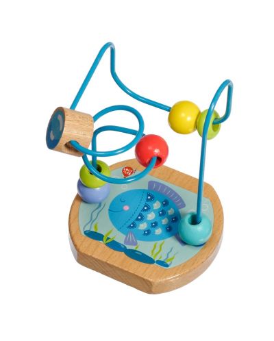 Дървена играчка Lucy&Leo - Спирала, рибка - 4