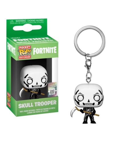 Ключодържател Funko Pocket Pop! Fortnite - Skull Trooper - 2