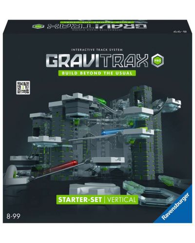 Логическа игра Ravensburger GraviTrax PRO - Стартов комплект: Вертикален - 1