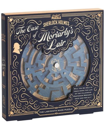 Логическа игра - пъзел Professor Puzzle - Sherlock Holmes The Case of Moriarty's Lair - 1