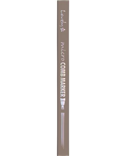 Lovely Молив за вежди Comb Marker, N1 - 3