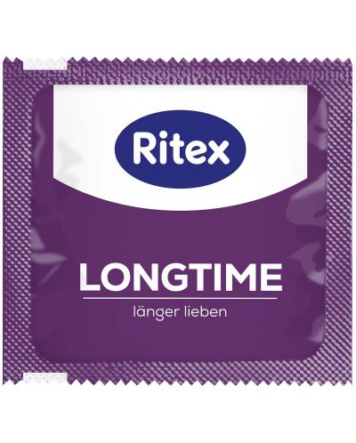 Longtime Презервативи, за естествена издръжливост, 3 броя, Ritex - 3