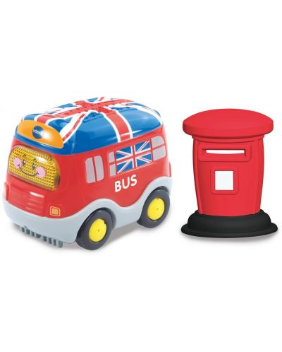 Детска играчка Vtech - Лондонски автобус, със светлина и звук - 1