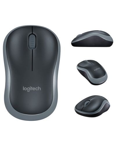 Koмплект Logitech -MK330, безжичен, черен/сив - 7