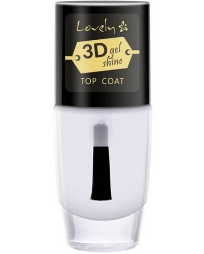 Lovely Топ лак за нокти 3D Gel Shine, 8 ml - 1