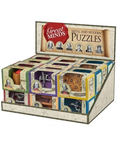 Логически пъзел Professor Puzzle - Great Minds, асортимент - 1