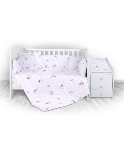 Lorelli Спален комплект Тренд с обиколници Beige Bear