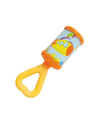 Lorelli Baby Care Дрънкалка Цилиндър Оранжева