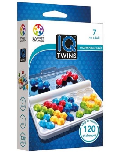 Логическа игра Smart Games - IQ Twins, 120 предизвикателства - 1