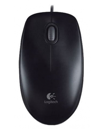 Мишка Logitech B100 Optical Mouse for Business Black - 1