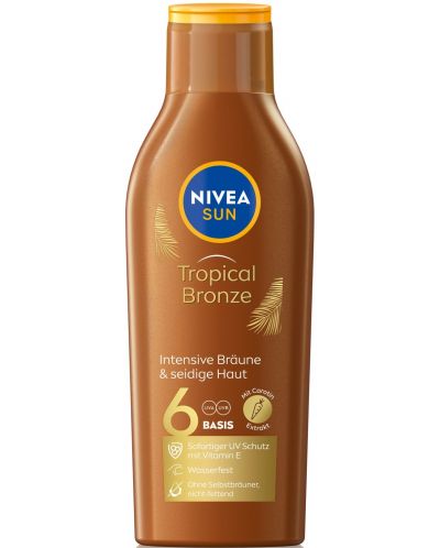 Nivea Sun Слънцезащитен лосион Carotene, SPF6, 200 ml - 1