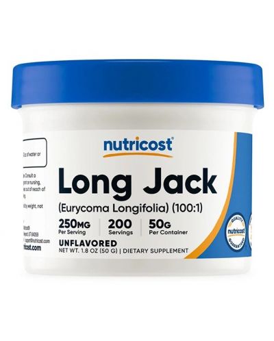 Long Jack, 250 mg, 50 g, Nutricost - 1