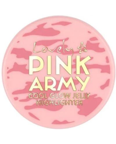 Lovely Хайлайтър-желе Pink Army Cool Glow, 9 g - 2