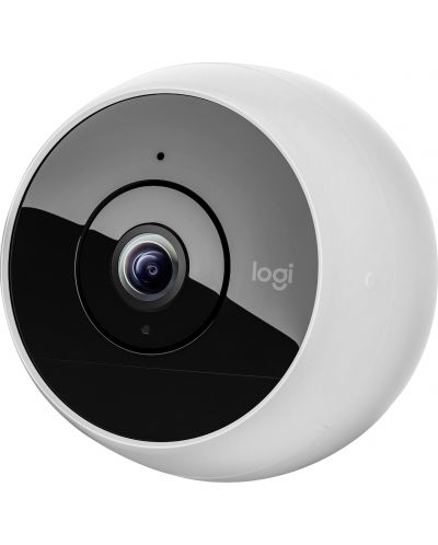 Logitech Circle 2 Indoor/outdoor security camera, 100% wire-free - White - 1