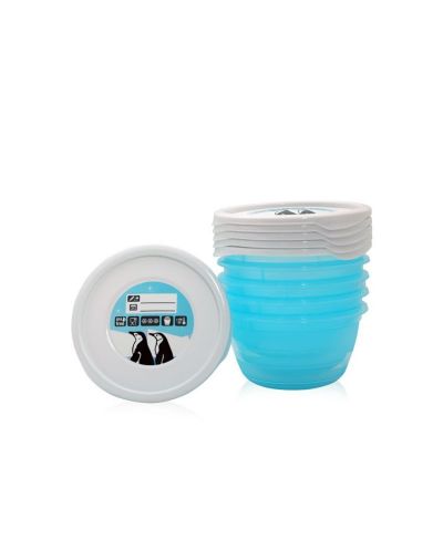 Комплект контейнери за храна Lorelli - 500 ml, 5 броя