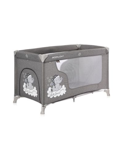 Детска кошара на 1 ниво Lorelli - Moonlight, Grey Luxe