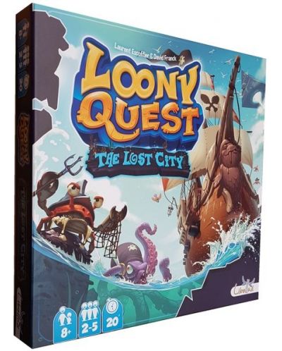 Разширение за настолна игра Loony Quest - The Lost City - 1
