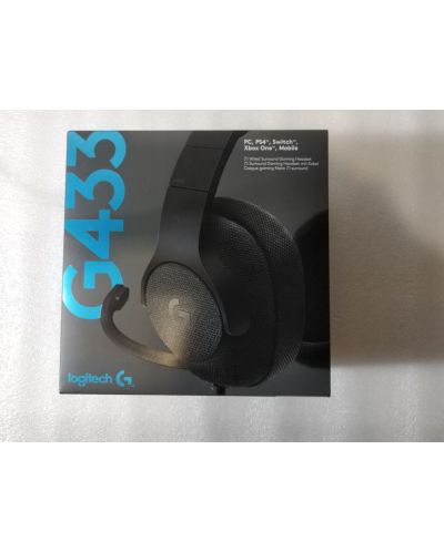 Гейминг слушалки Logitech G433 - черни (разопакован) - 3
