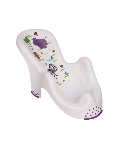 Lorelli Пластмасова подложка за къпане HIPPO Бяла