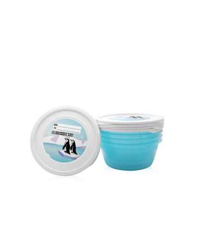 Комплект контейнери за храна Lorelli - 200 ml, 6 броя