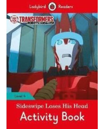 LR4 Transformers Sideswipe Loses His Head Activity Book - 1
