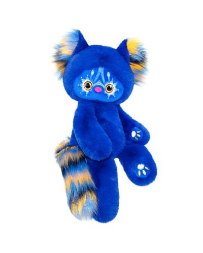 Плюшена играчка Budi Basa Lori Colori - Тоши, в син цвят, 30 cm - 3