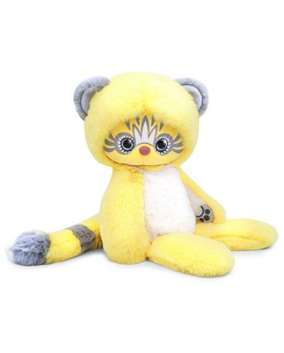 Плюшена играчка Budi Basa Lori Colori  - Ейка, в жълт цвят, 30 cm - 1