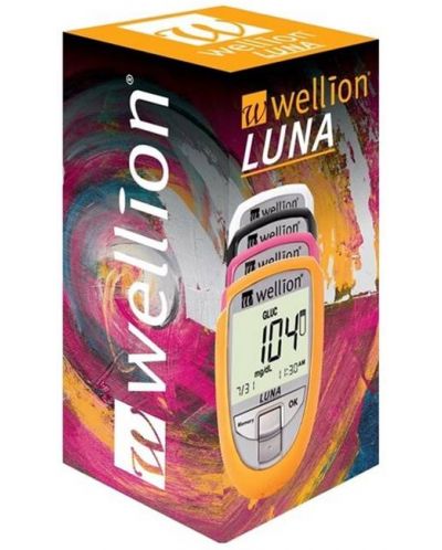 Luna Trio Апарат за измерване на кръвна захар, холестерол и пикочна киселина, Wellion, асортимент - 2
