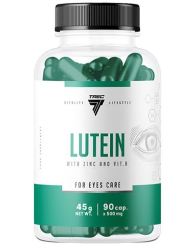 Lutein, 25 mg, 90 капсули, Trec Nutrition - 1