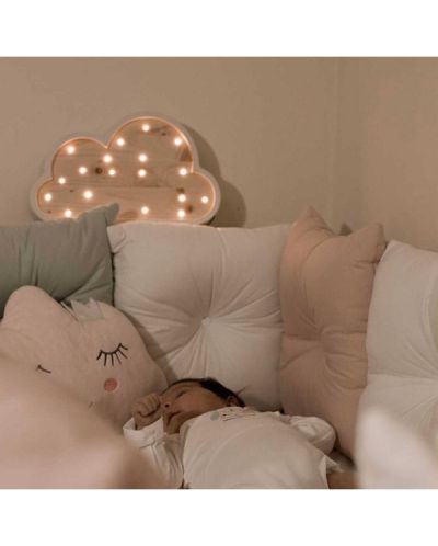 Луксозен спален комплект Bambino Casa - Pillows beige, 12 части - 4
