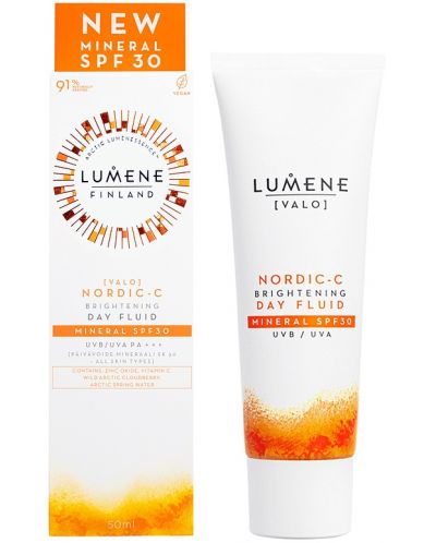 Lumene Valo Защитен озаряващ крем Nordic-C, SPF30, 50 ml - 3