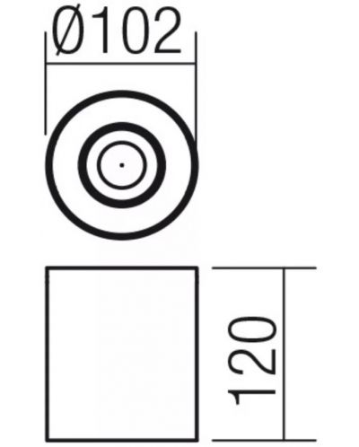 Луна Smarter - Kato 01-1306, IP20, 240 V, GU10, 1 x 35 W, бяла - 2