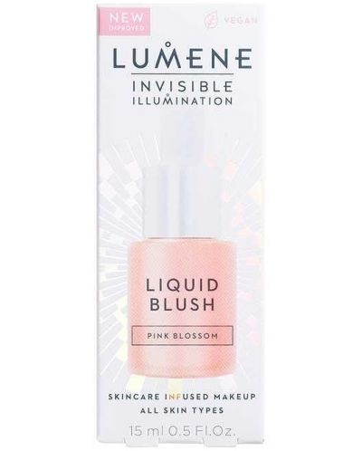 Lumene Invisible Illumination Течен руж, Pink Blossom, 15 ml - 4