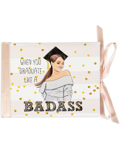 Луксозна картичка за дипломиране - Badass - 1