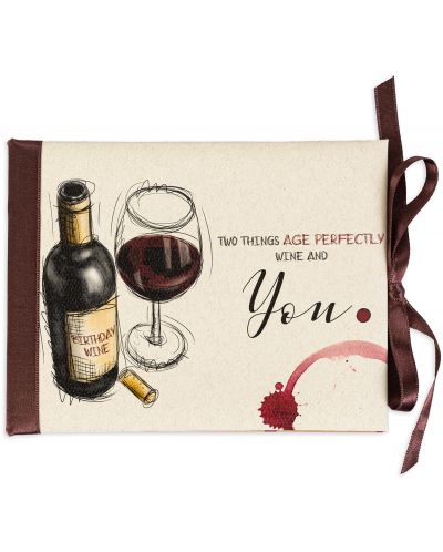 Луксозна картичка за рожден ден - Wine and you - 1