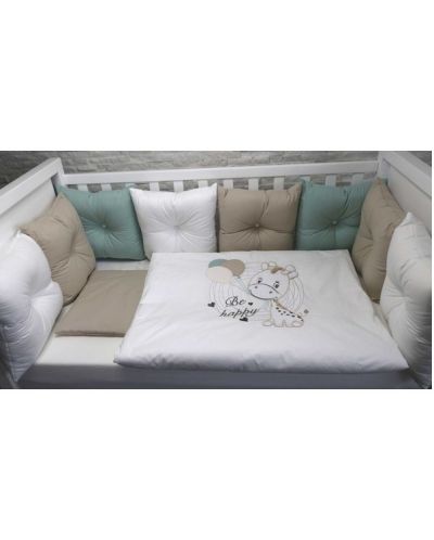 Луксозен спален комплект Bambino Casa - Pillows beige, 12 части - 2