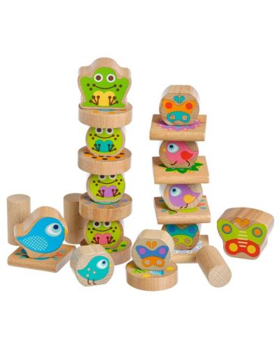Дървена играчка за баланс Lucy&Leo - Малки приятели - 2