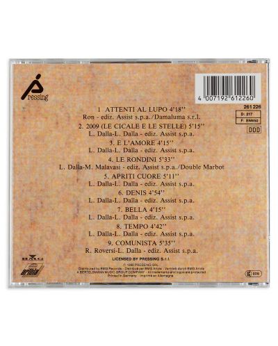 Lucio Dalla - Cambio (CD) Отлична цена