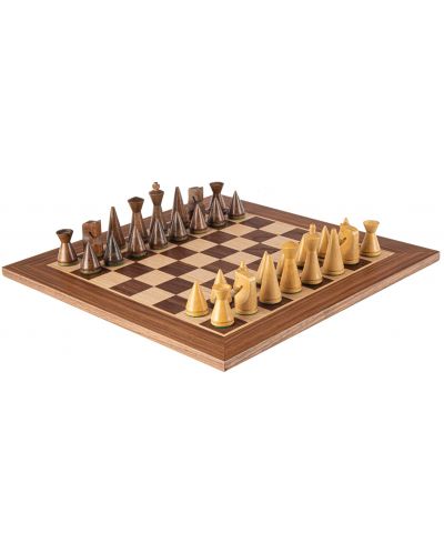Луксозен шах Manopoulos - модернистичен, орех, 40 x 40 cm - 3