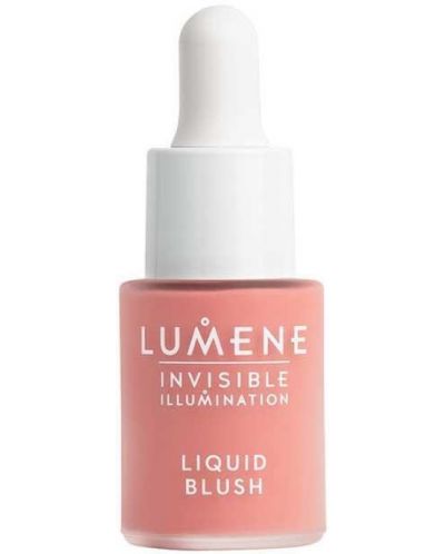 Lumene Invisible Illumination Течен руж, Pink Blossom, 15 ml - 1
